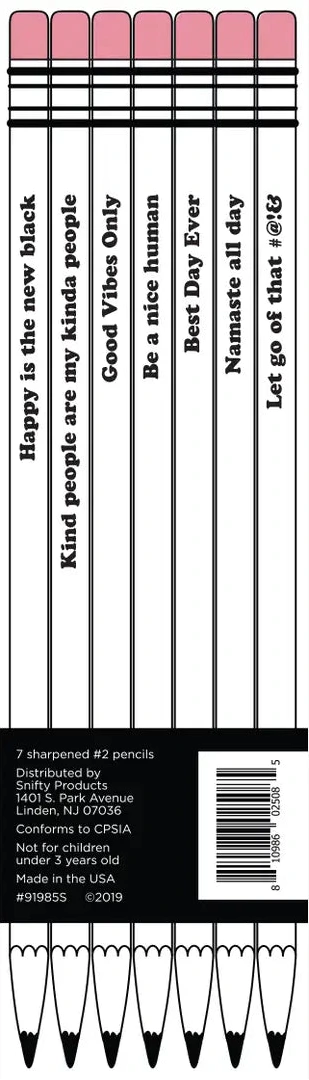 GOOD VIBES pencil set