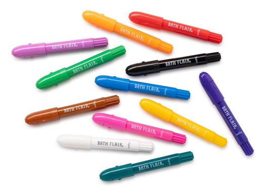 BATH FLAIR bathtime color gel sticks