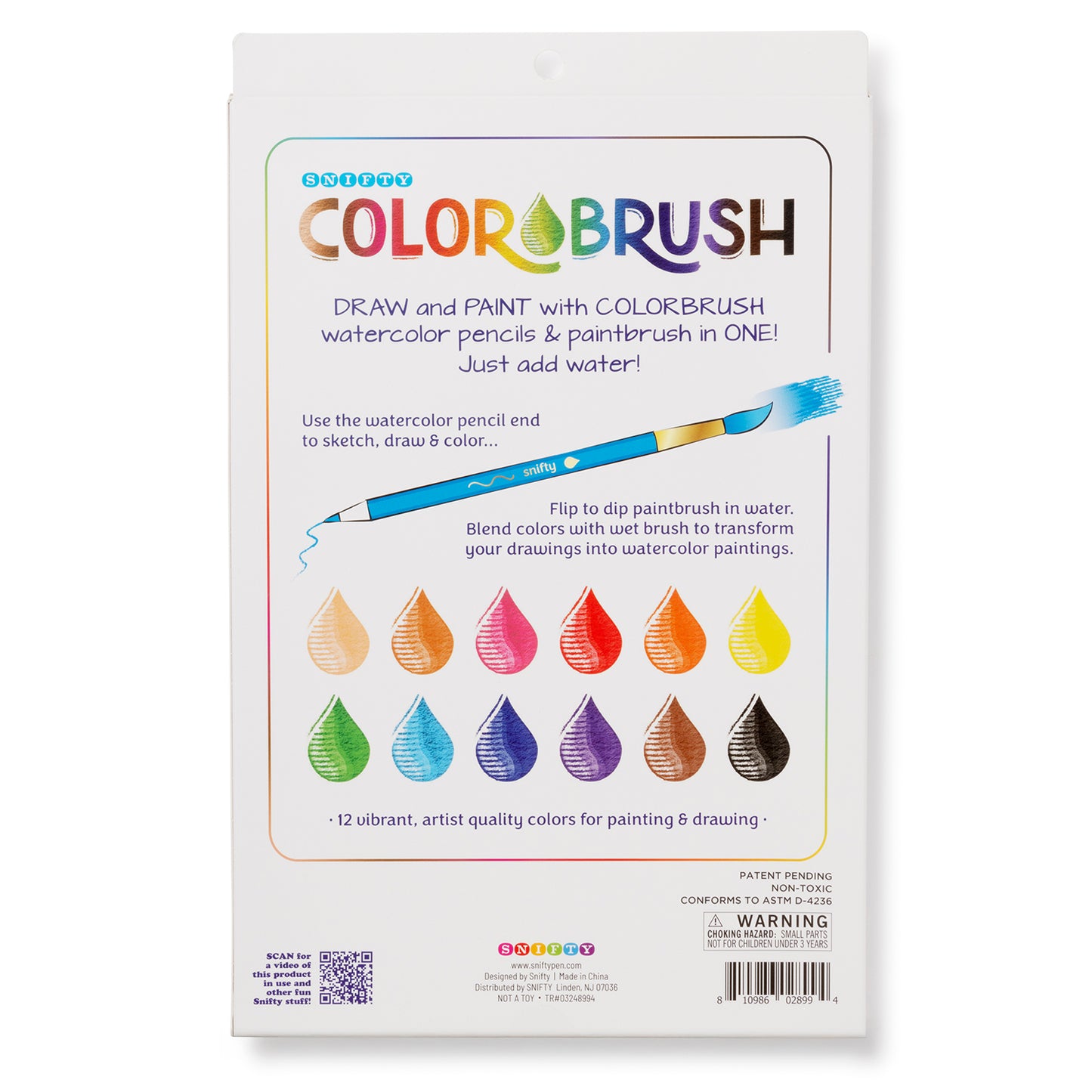 COLORBRUSH watercolor pencil + paintbrush