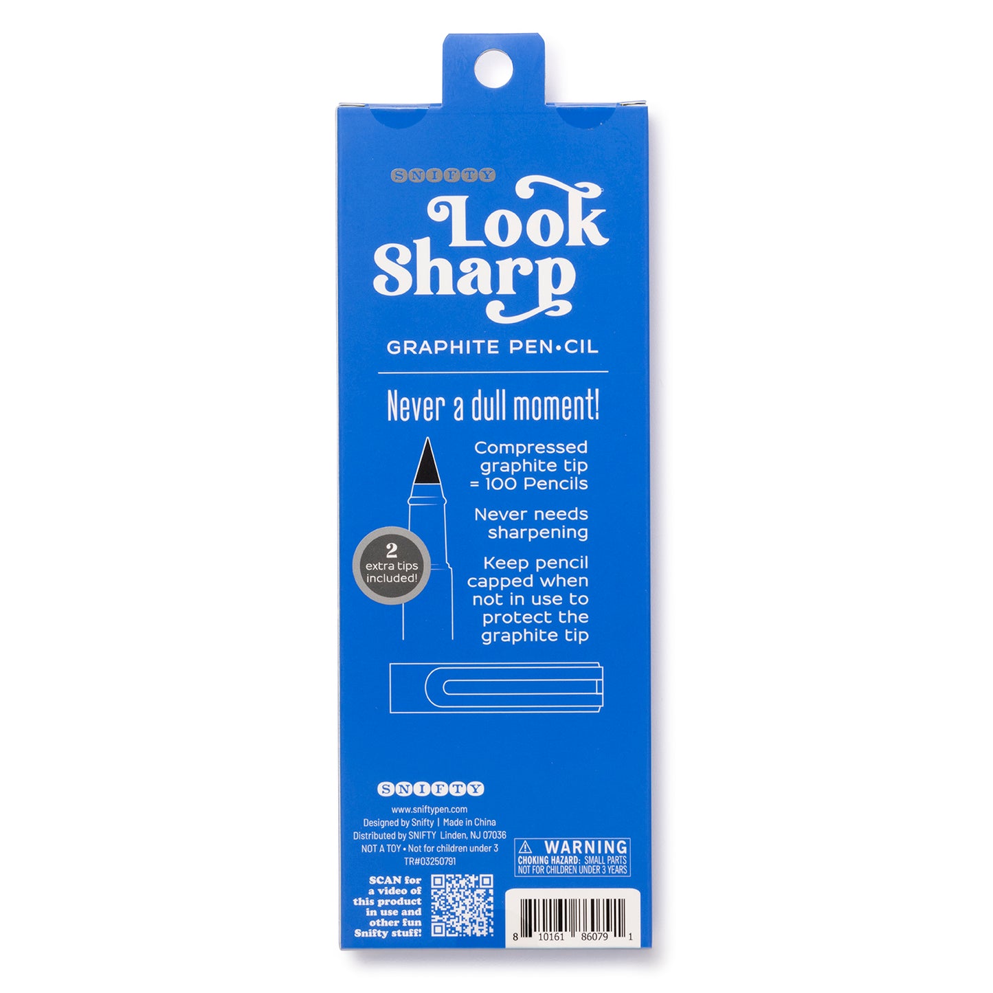 LOOK SHARP graphite pen•cil | blue