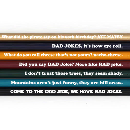 ASK ME ABOUT MY DAD JOKES pencil set