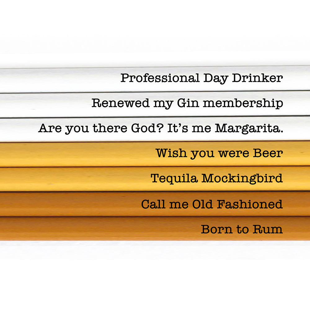 DAY DRINKER pencil set