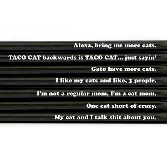 ALEXA, BRING ME MORE CATS pencil set