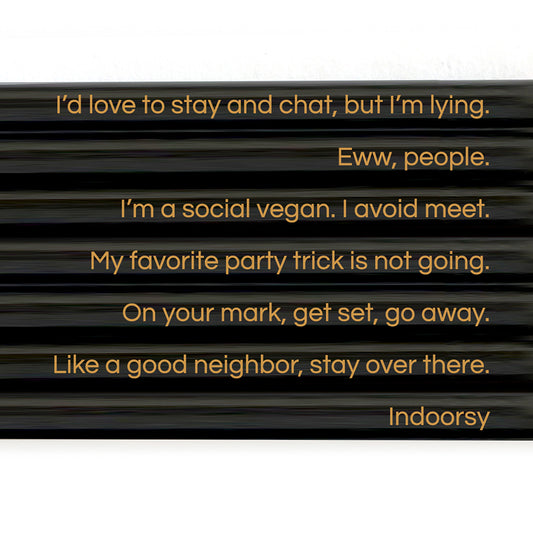 ANTISOCIAL BUTTERFLY pencil set