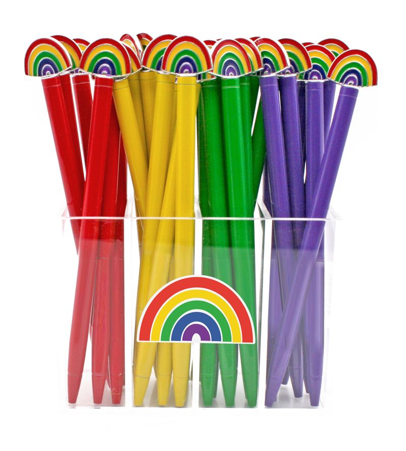 ENAMEL CHARM PENS | rainbow