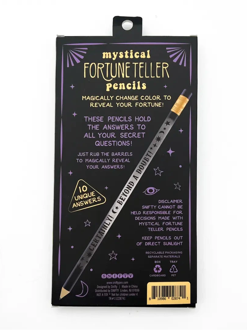 MAGIC REVEAL FORTUNE TELLER pencils