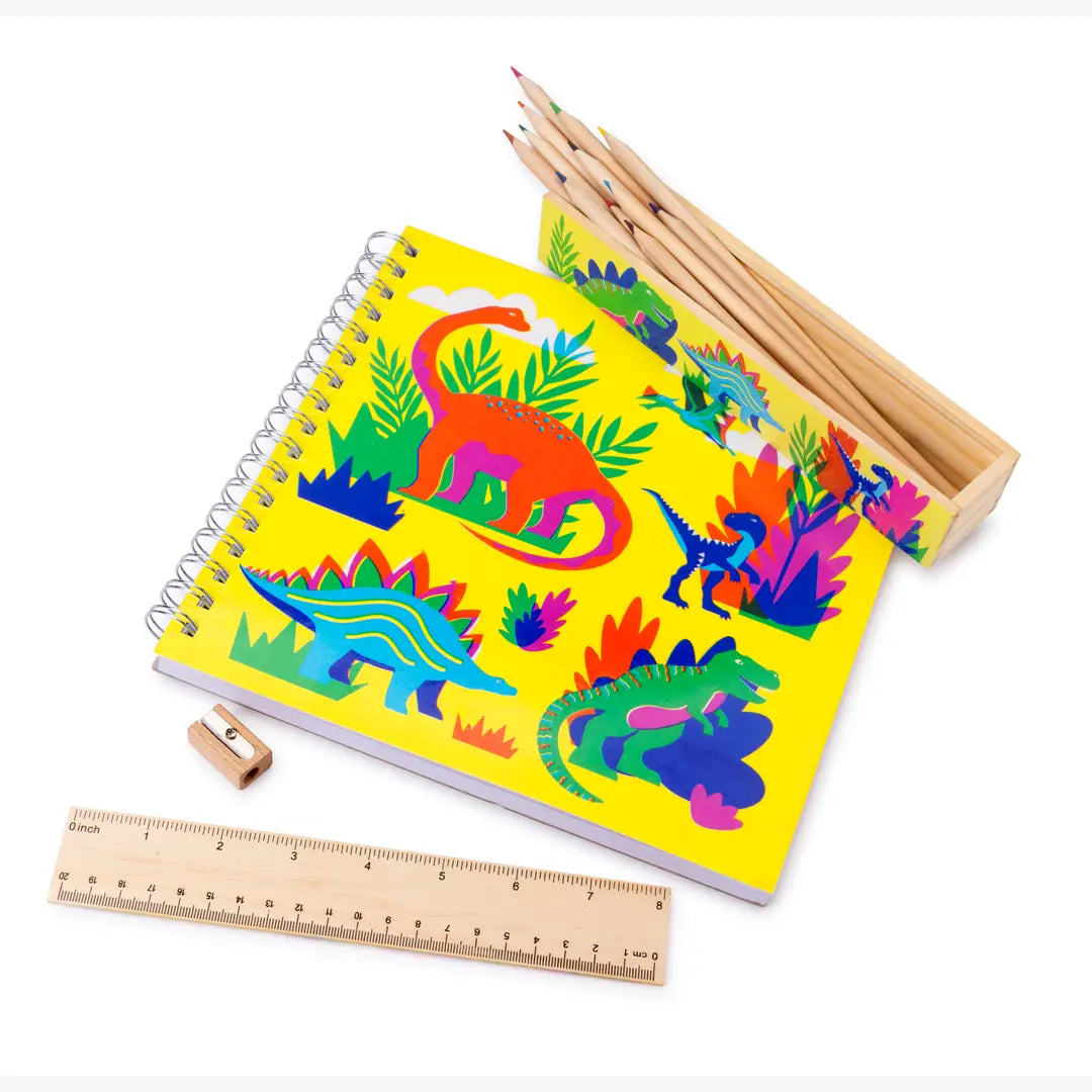 COLORED PENCIL BOX | dino days