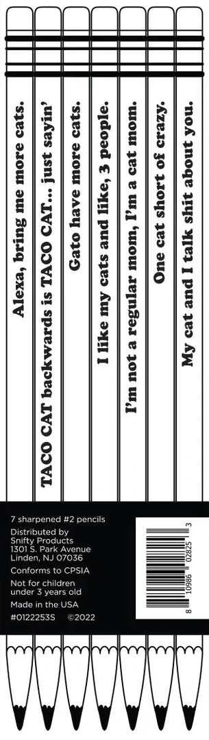 ALEXA, BRING ME MORE CATS pencil set