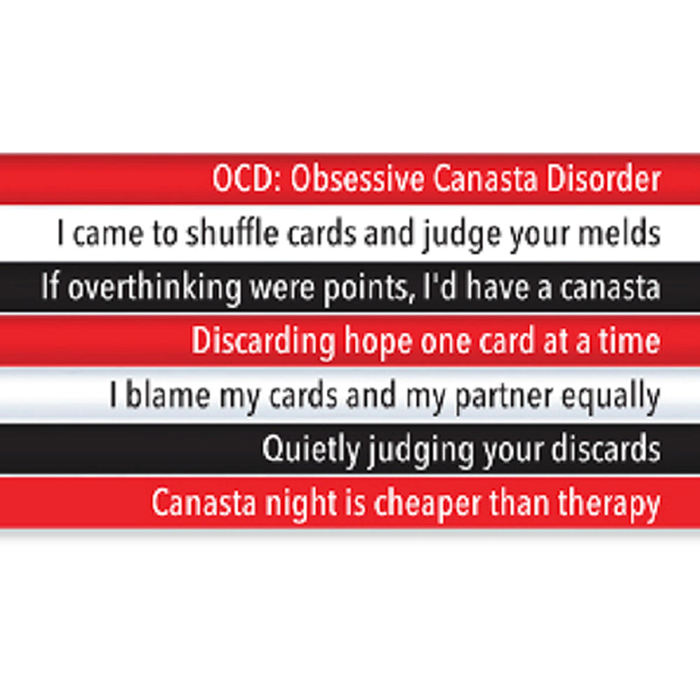 OCD: OBSESSIVE CANASTA DISORDER pencil set