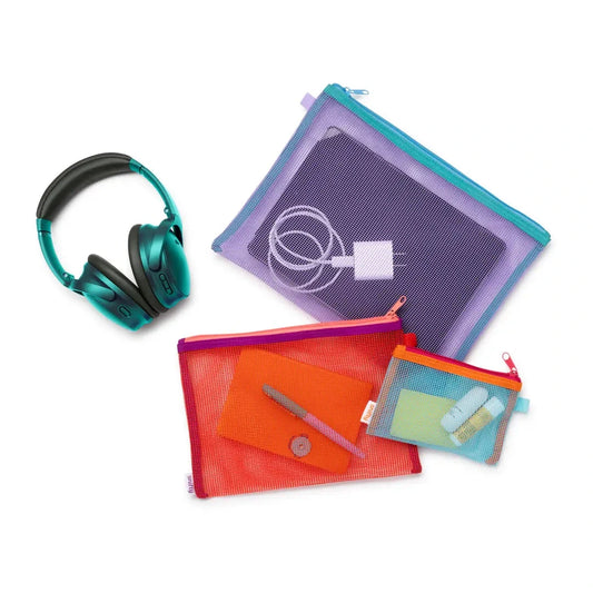 CARRY ON MESH POUCHES | indigo