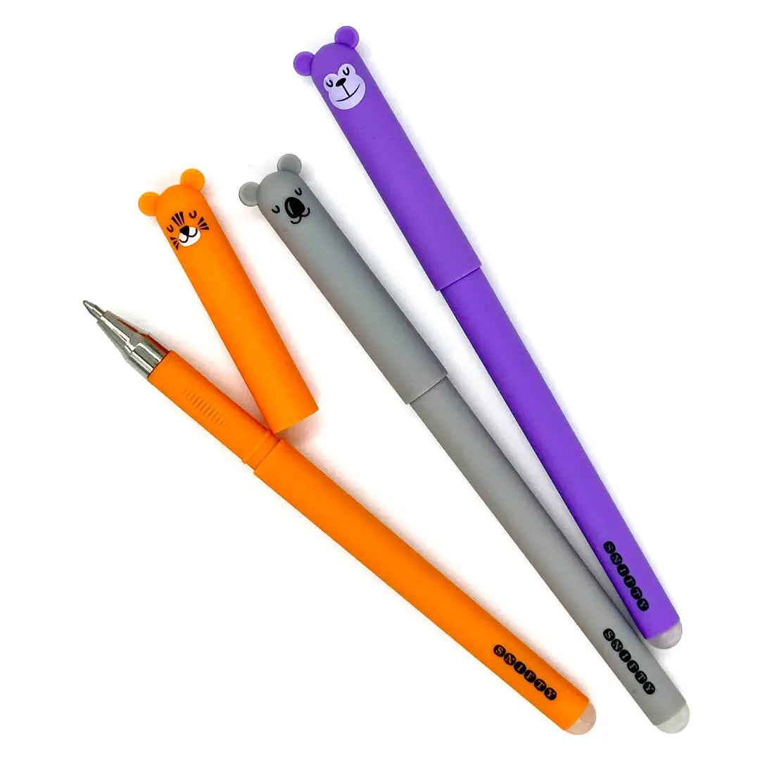 WILD LIFE erasable gel pens