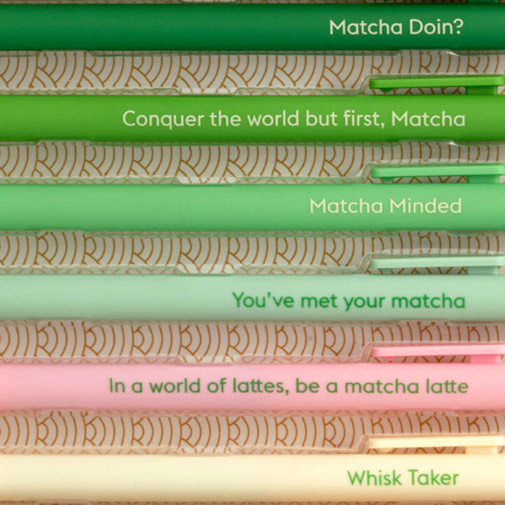 QUOTABLE GEL PENS | matcha minded