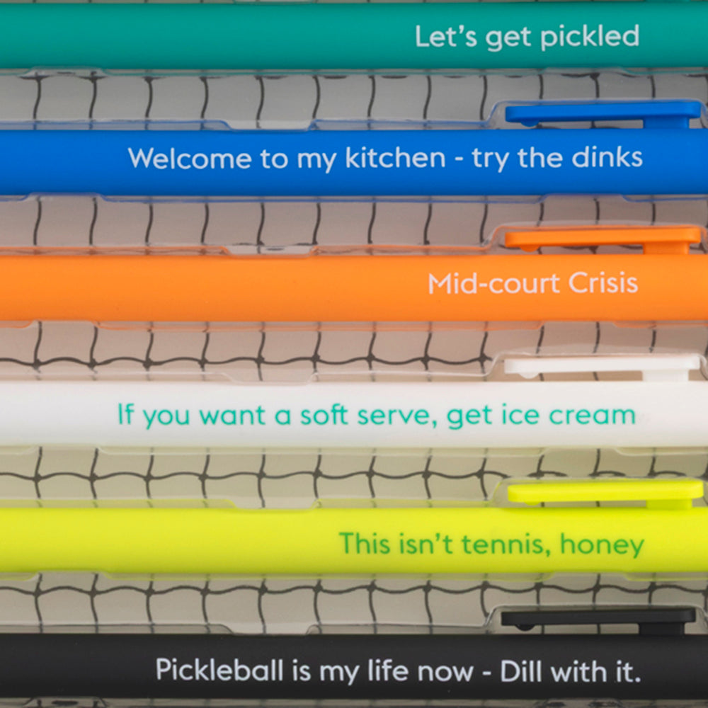 QUOTABLE GEL PENS | let's get pickled