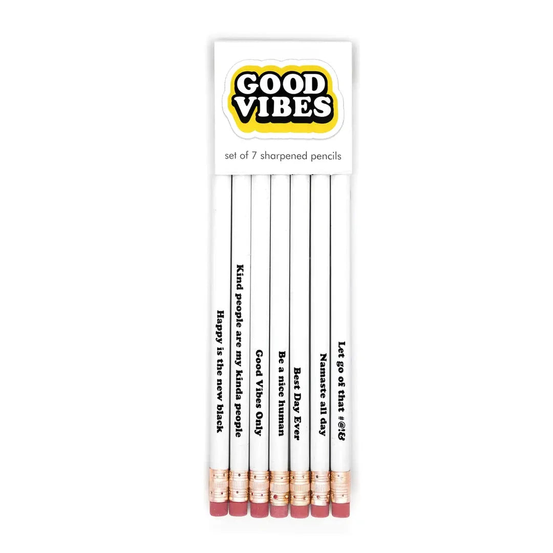 GOOD VIBES pencil set