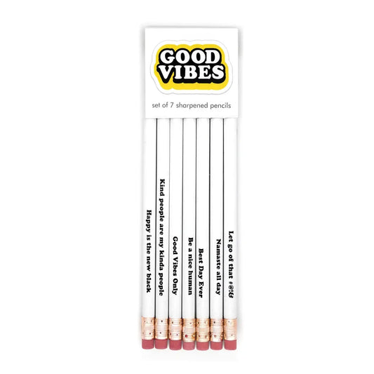 GOOD VIBES pencil set