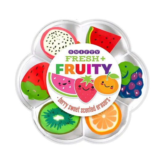 FRESH + FRUITY scented erasers