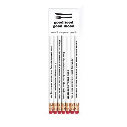 GOOD FOOD GOOD MOOD pencil set