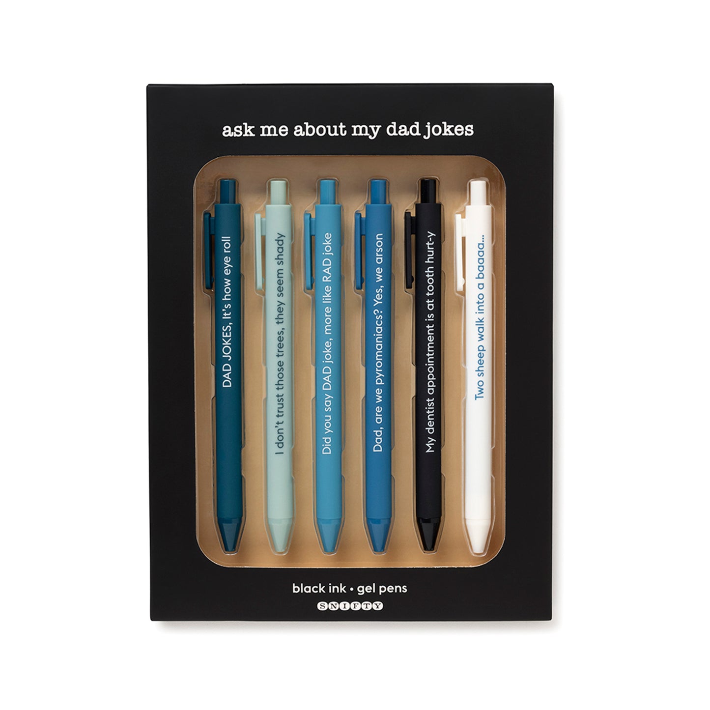 QUOTABLE GEL PENS | dad jokes