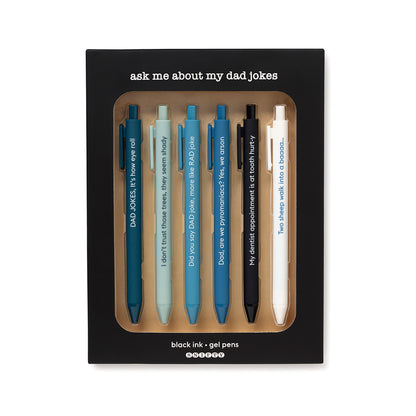 QUOTABLE GEL PENS | dad jokes