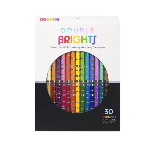 DOUBLE BRIGHTS dual ended colored pencils