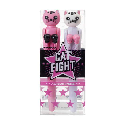 CAT FIGHT action pens