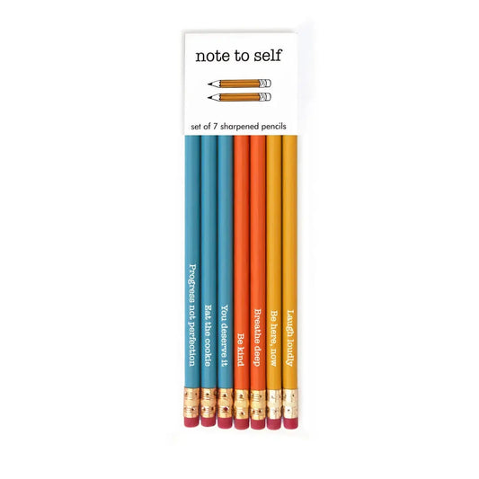 NOTE TO SELF pencil set