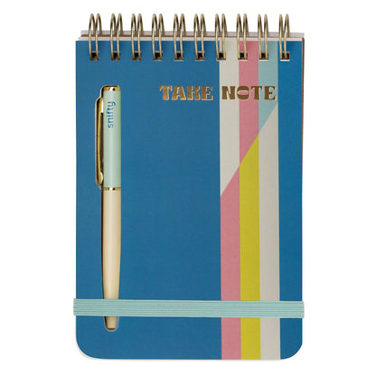 TAKE NOTE notebook + pen set | poolside