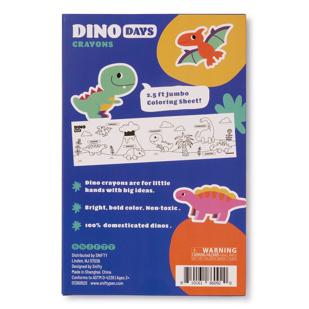 DINO DAYS CRAYONS