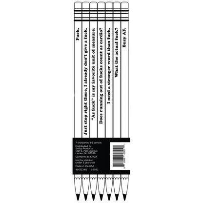 #%@! FUCK pencil set