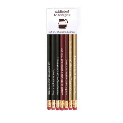 ADDICTED TO THE POT pencil set