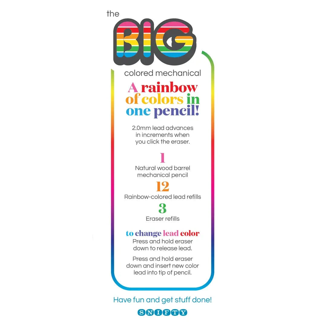 BIG MECHANICAL PENCIL | multicolor