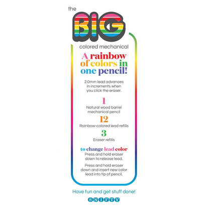 BIG MECHANICAL PENCIL | multicolor