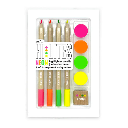 HI•LITES neon pencil highlighting set