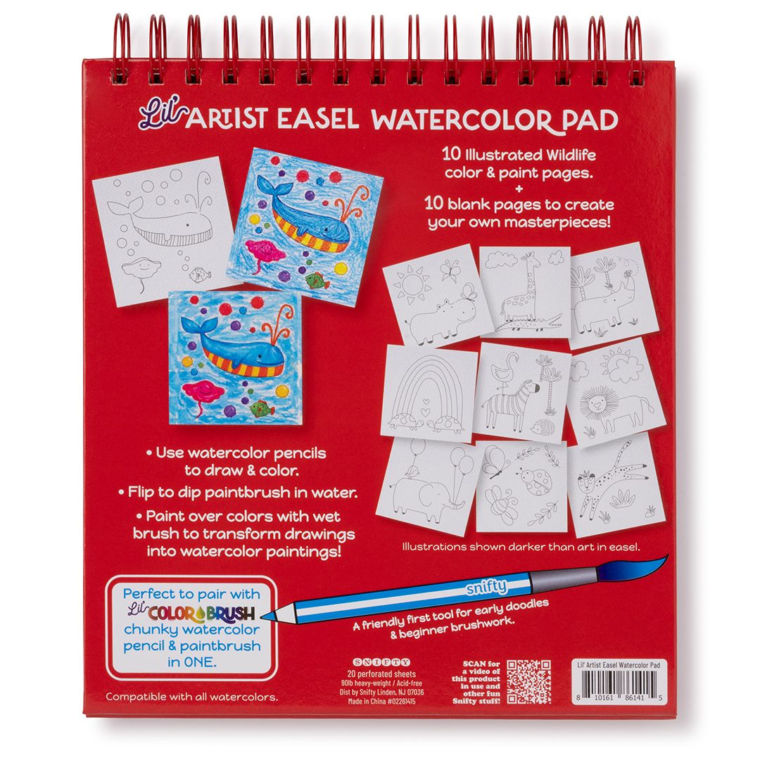 LIL' COLORBRUSH ARTIST EASEL WATERCOLOR PAD