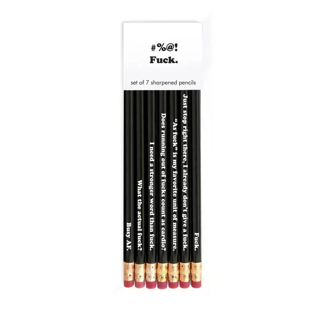 #%@! FUCK pencil set
