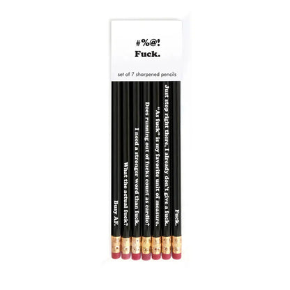 #%@! FUCK pencil set