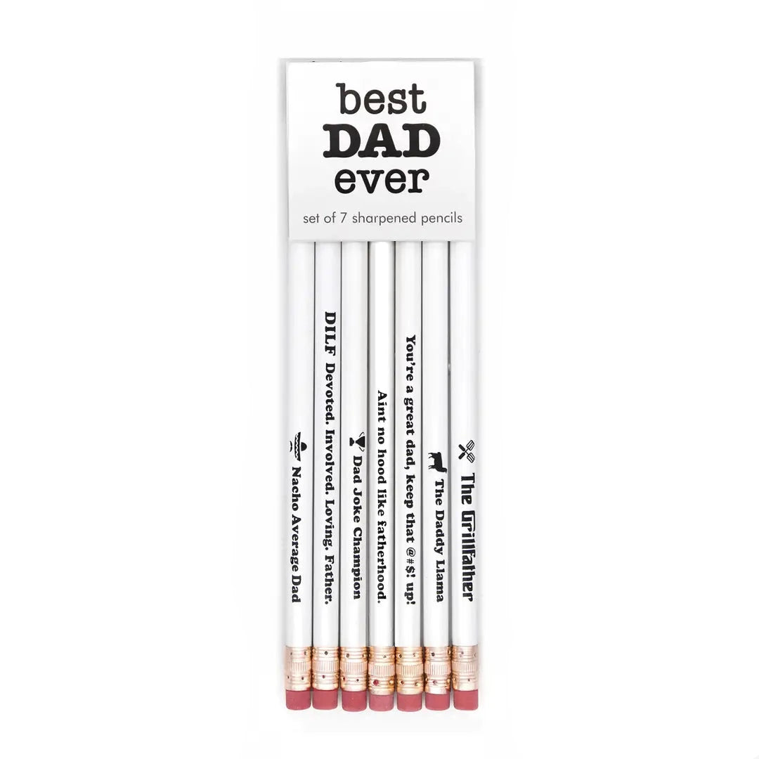 BEST DAD EVER pencil set