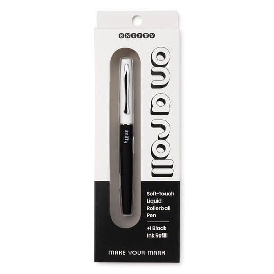 ON A ROLL pen | white/black