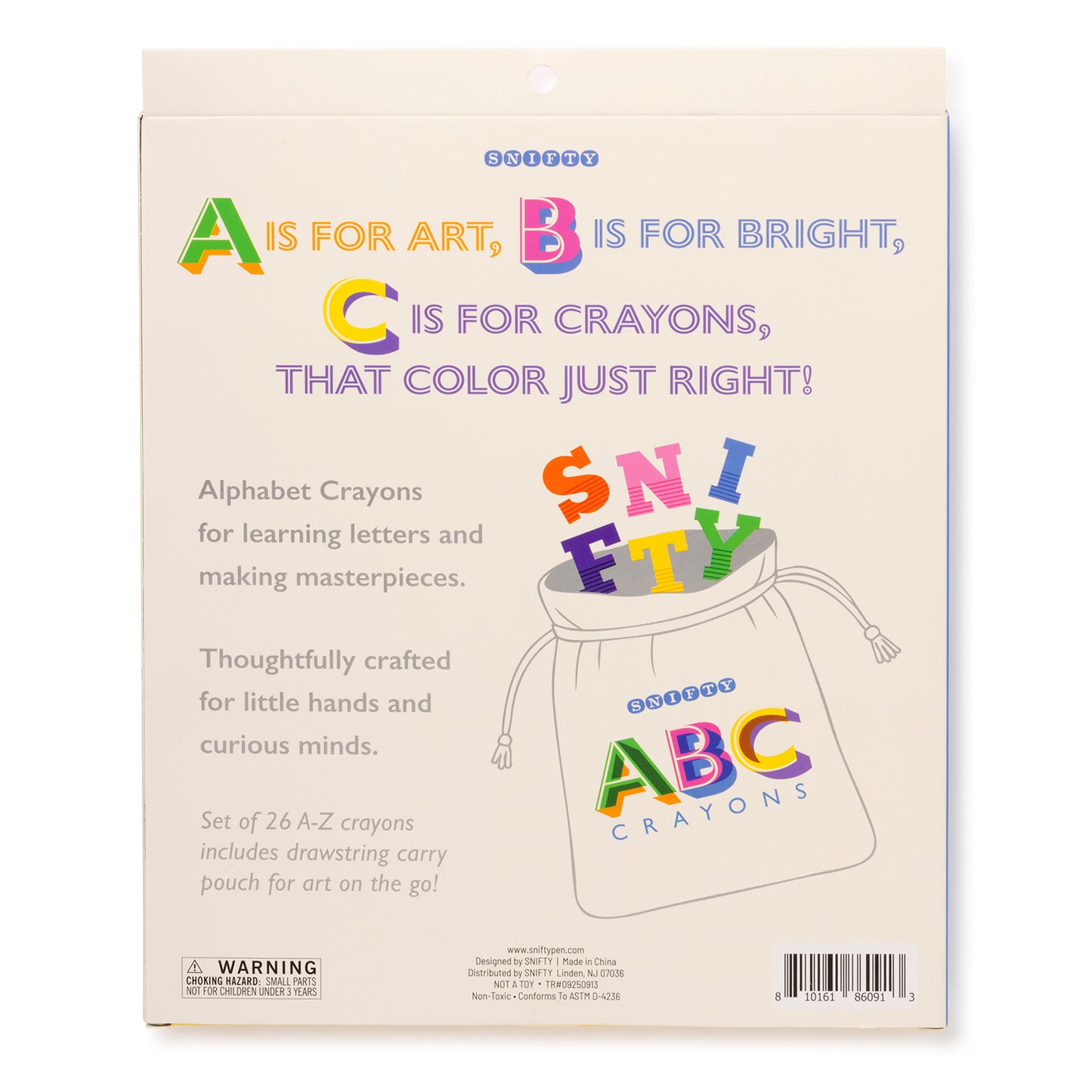 ABC crayons