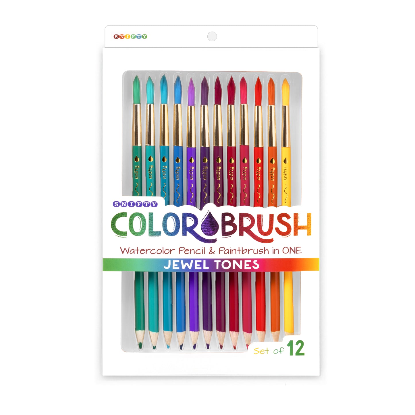 COLORBRUSH JEWEL TONES watercolor pencil + paintbrush