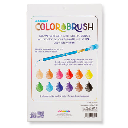 COLORBRUSH watercolor pencil + paintbrush