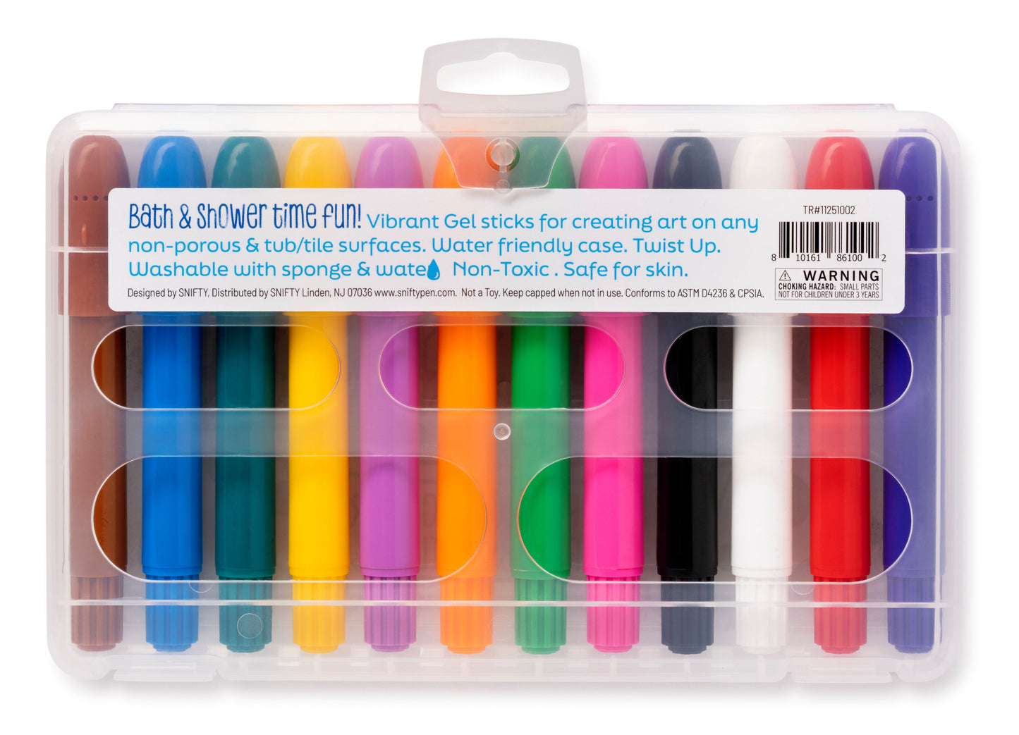 BATH FLAIR bathtime color gel sticks