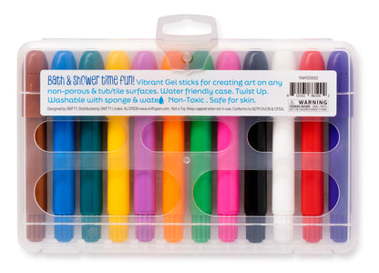 BATH FLAIR bathtime color gel sticks
