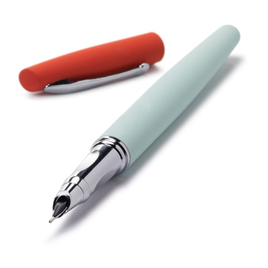 INK WELL erasable fountain pen | tomato/mint