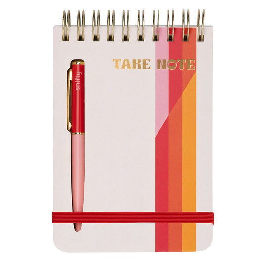 TAKE NOTE notebook + pen set | sunset