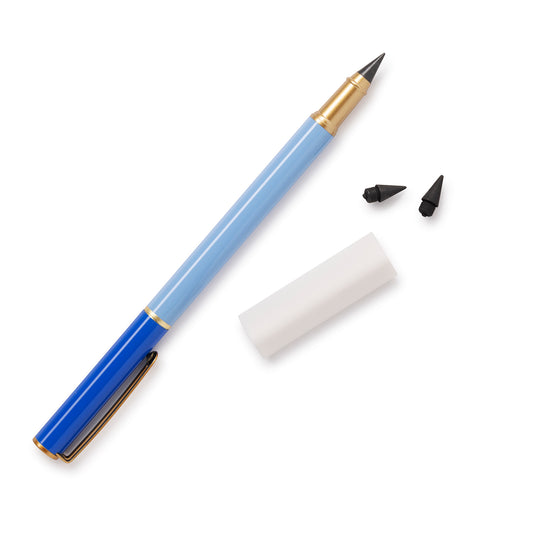 LOOK SHARP graphite pen•cil | blue