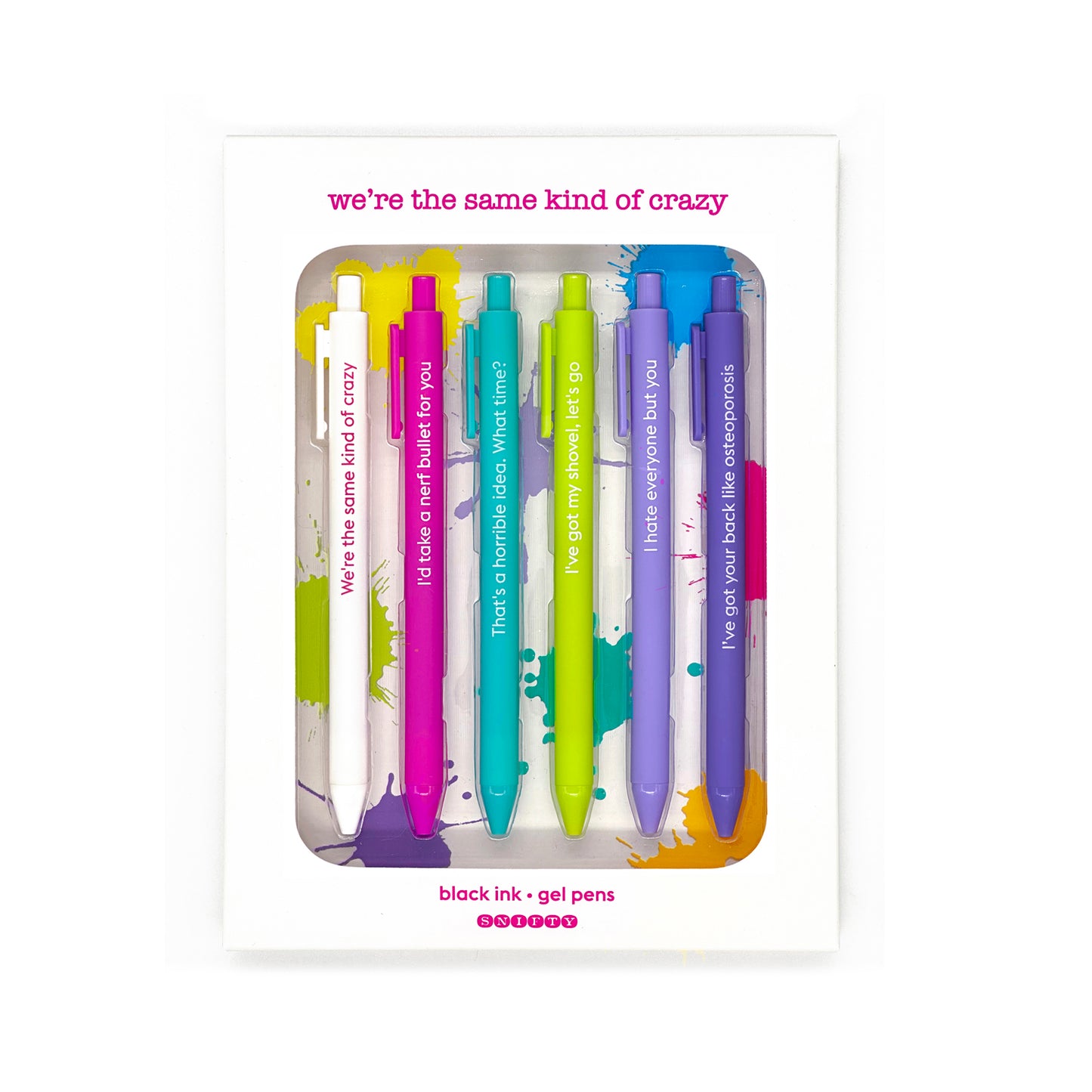 QUOTABLE GEL PENS | same kind of crazy