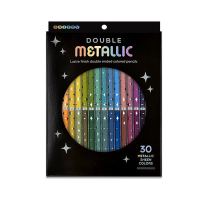 DOUBLE METALLIC dual ended colored pencils