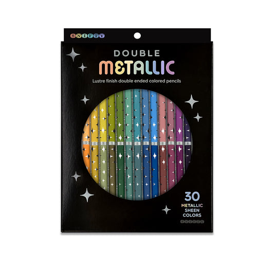 DOUBLE METALLIC dual ended colored pencils
