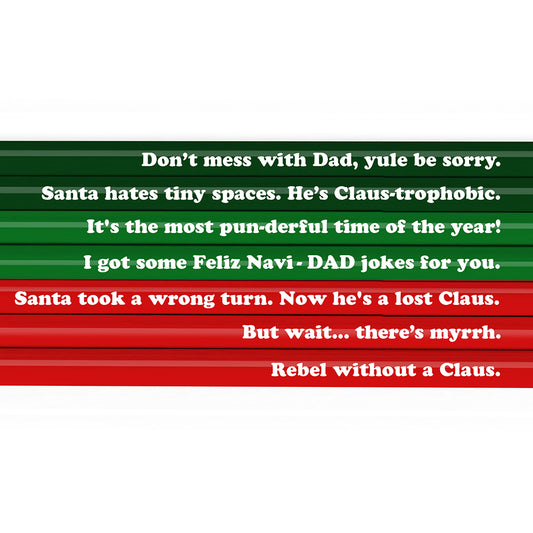 HOLIDAY DAD JOKES pencil set